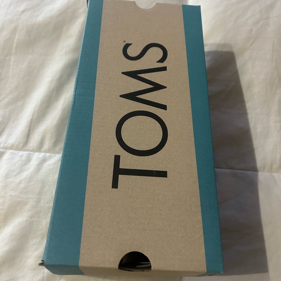 Brielle Light Gold Metallic Leather TOMS Flats - Picture 8 of 9